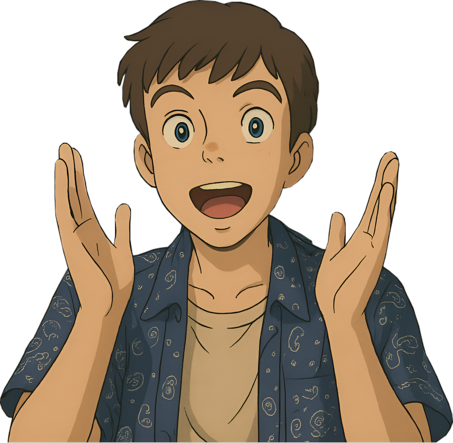 Вадим Новосёлов в аниме стиле